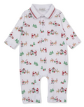 Northpole Reindeer Collared Playsuit