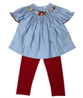 Smocked Farm Animals Bishop Set
