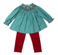 Jolly Smocked Bishop Pant Set