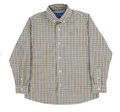 Pecan Plaid Button Down
