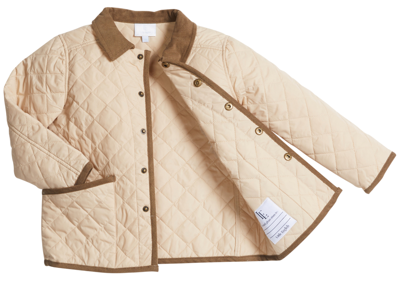 Classic Quilted Jacket- Khaki