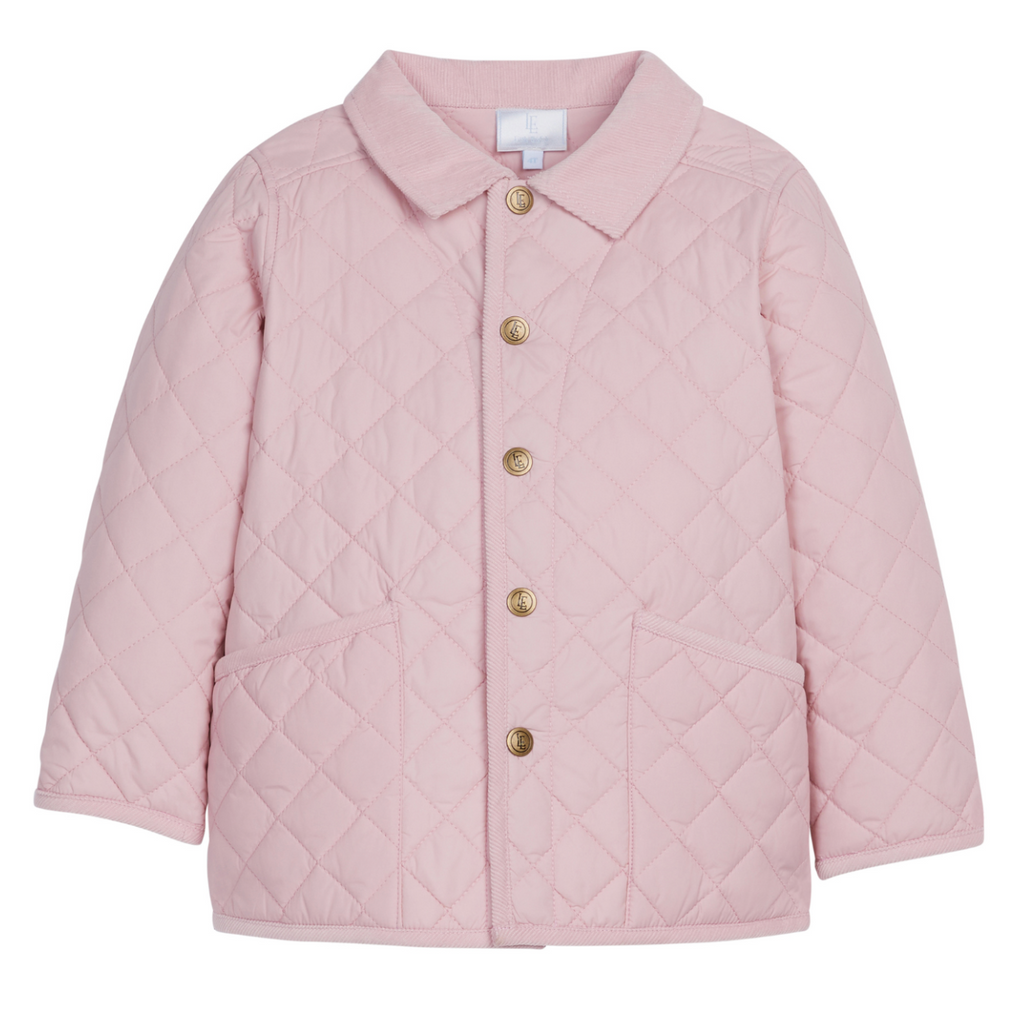 Classic Quilted Jacket- Light Pink