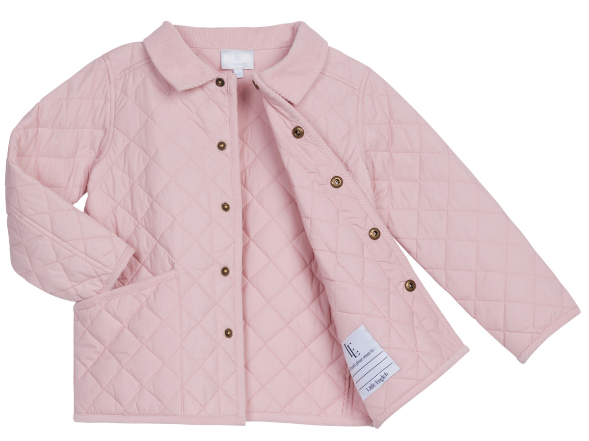 Classic Quilted Jacket- Light Pink