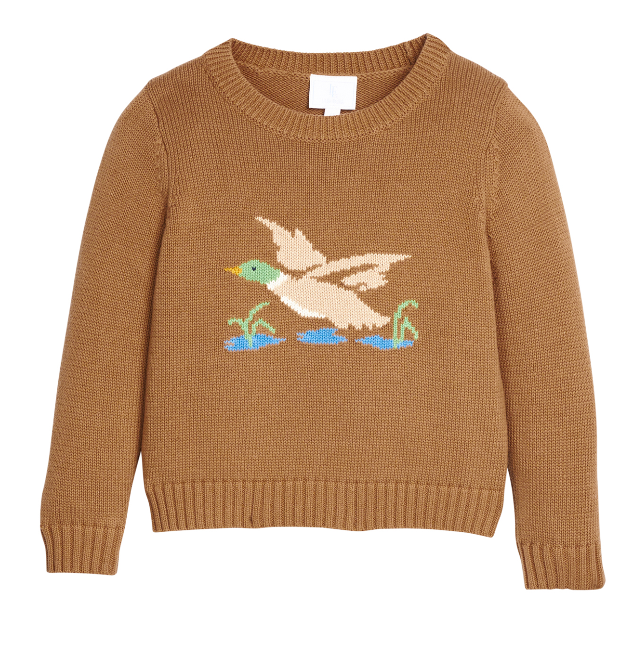 Intarsia Sweater- Flying Mallard