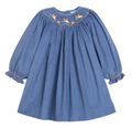 Smocked Bishop Dress- Flying Mallard