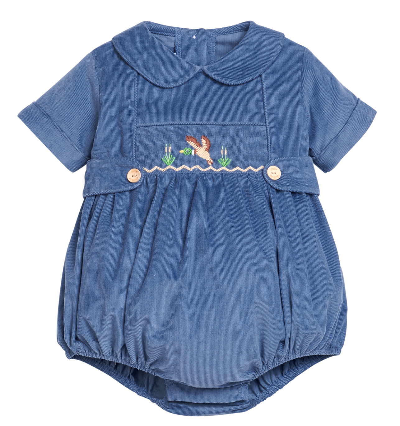 Smocked Daniel Bubble- Flying Mallard