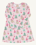 Christmas Coloring Contest Long Sleeve Polly Play Dress