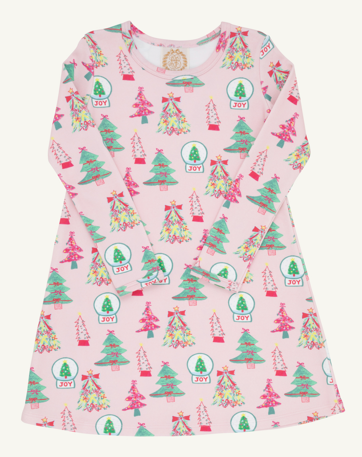 Christmas Coloring Contest Long Sleeve Polly Play Dress