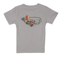 Bosys Mossy Oak The Call SS T-Shirt- Ice Grey