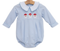 Santa Trio Bubble- Blue
