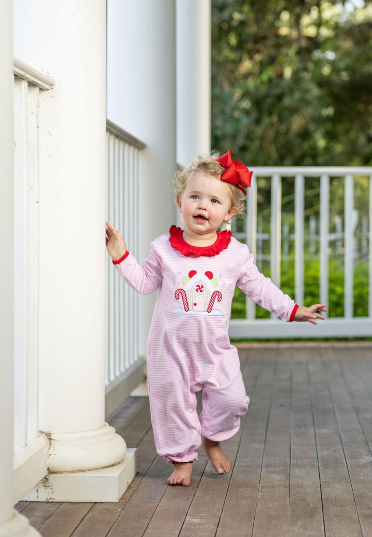 Gingerbread House Romper