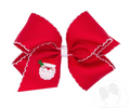 King Santa Moonstitch Bow- Red
