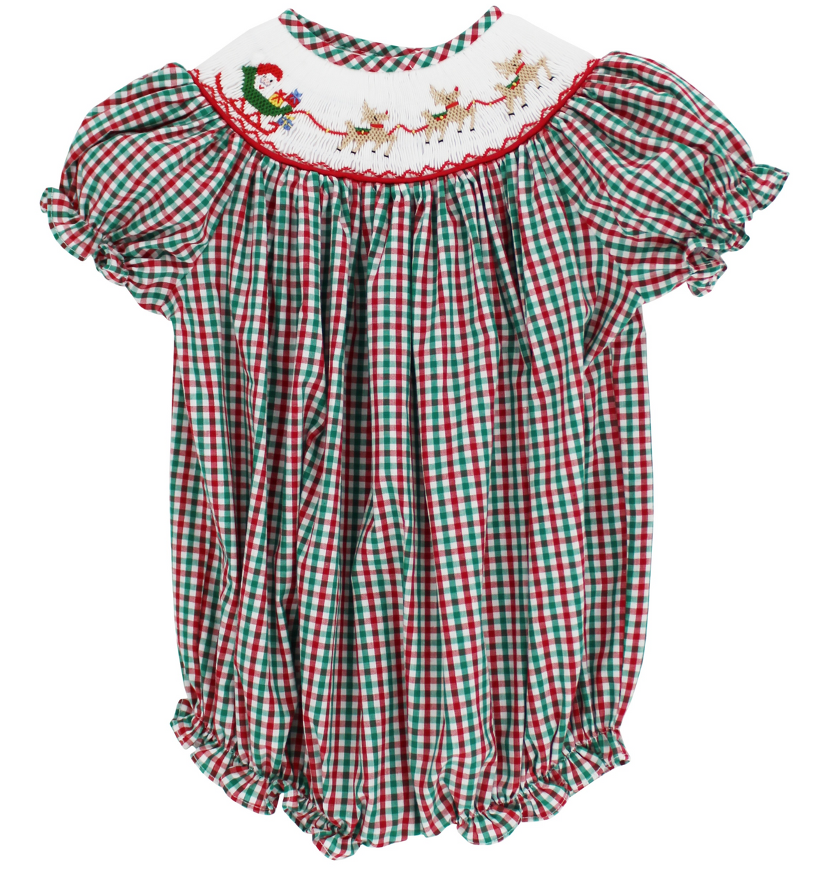 Night Before Christmas Bishop Short Romper