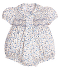 Smocked Bridget Bubble- Wisteria Floral