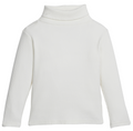 Solid Ribbed Turtleneck- Ivory