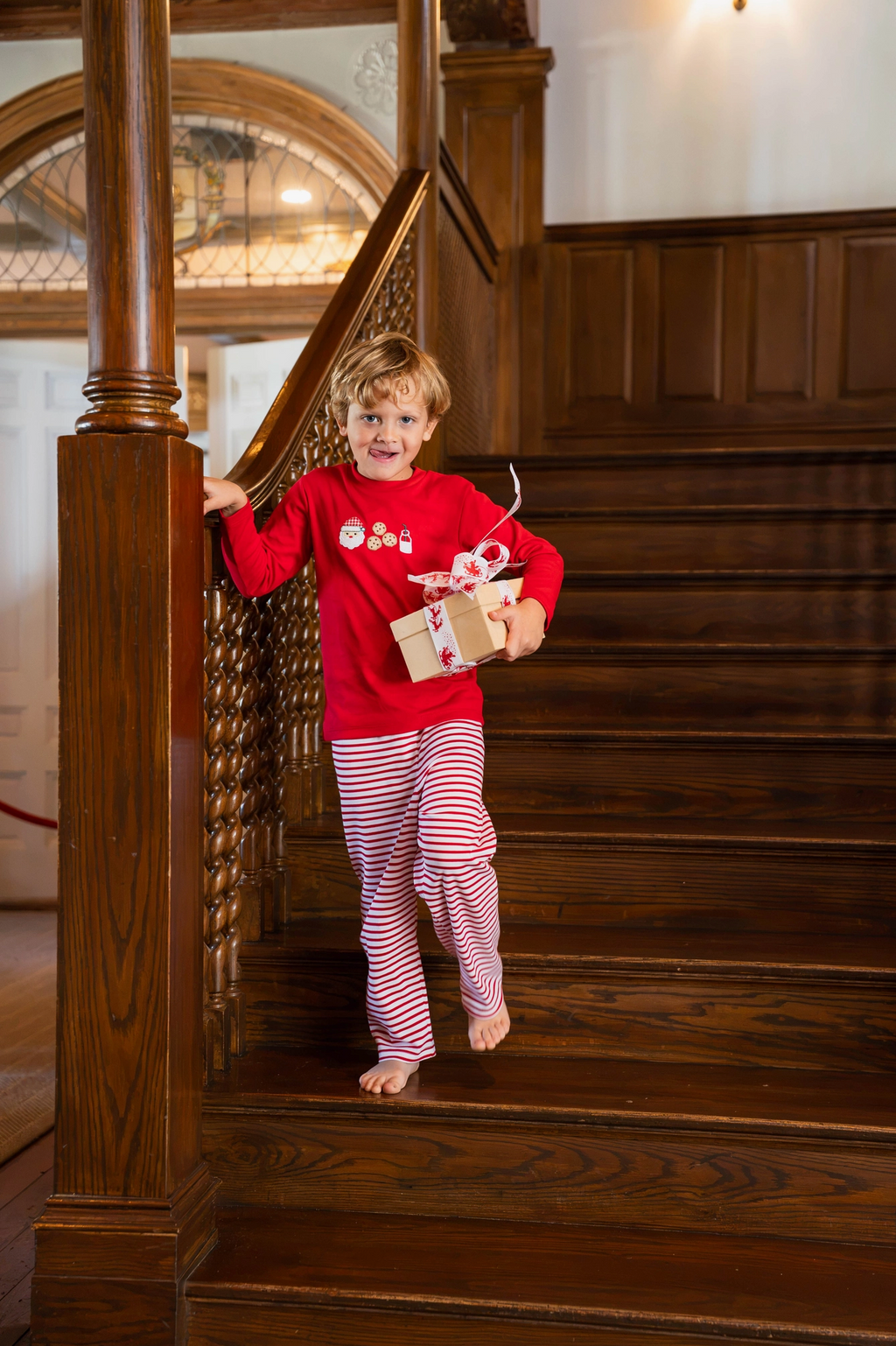 Santa Cookie Applique Pant Set
