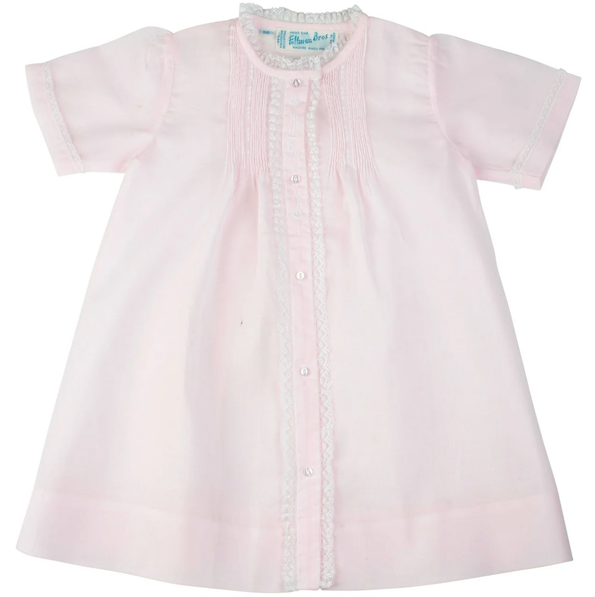 Pink Lace Folded Daygown