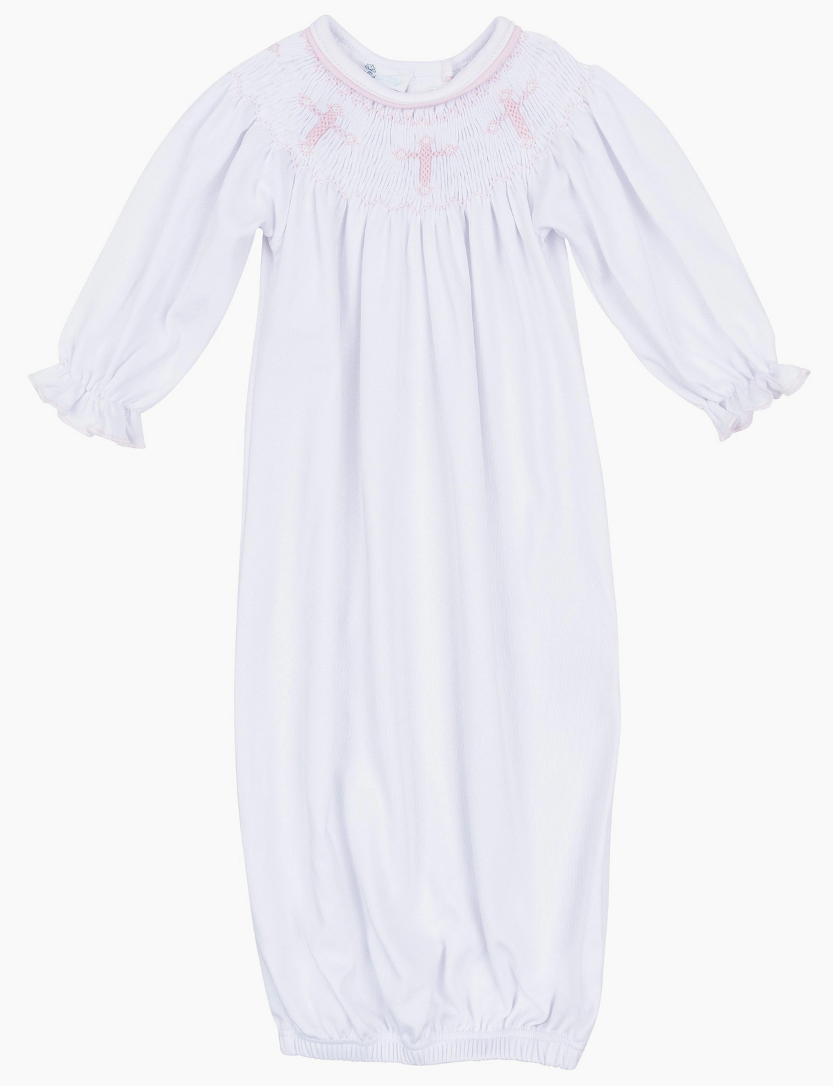 Forever Blessed Bishop Gown- White/Pink