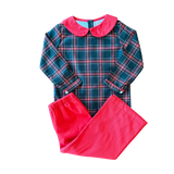 Holiday Plaid - Tucker Pant Set