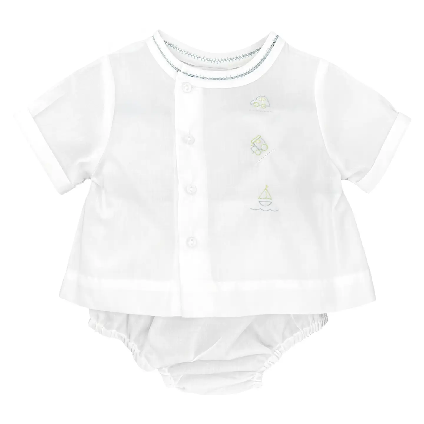 Nursery Shadow Stitch Diaper Set